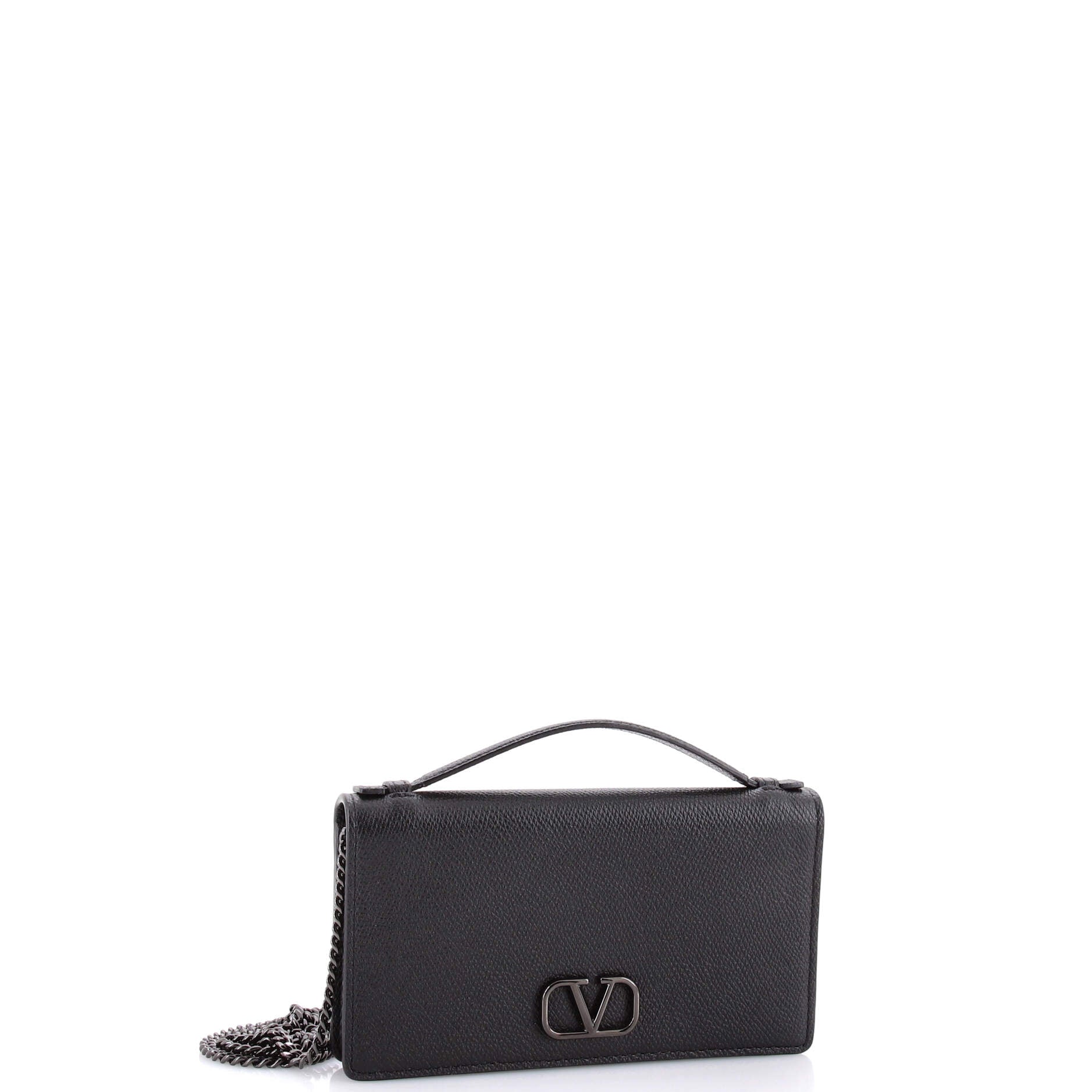 VLogo Signature Wallet on Chain Leather