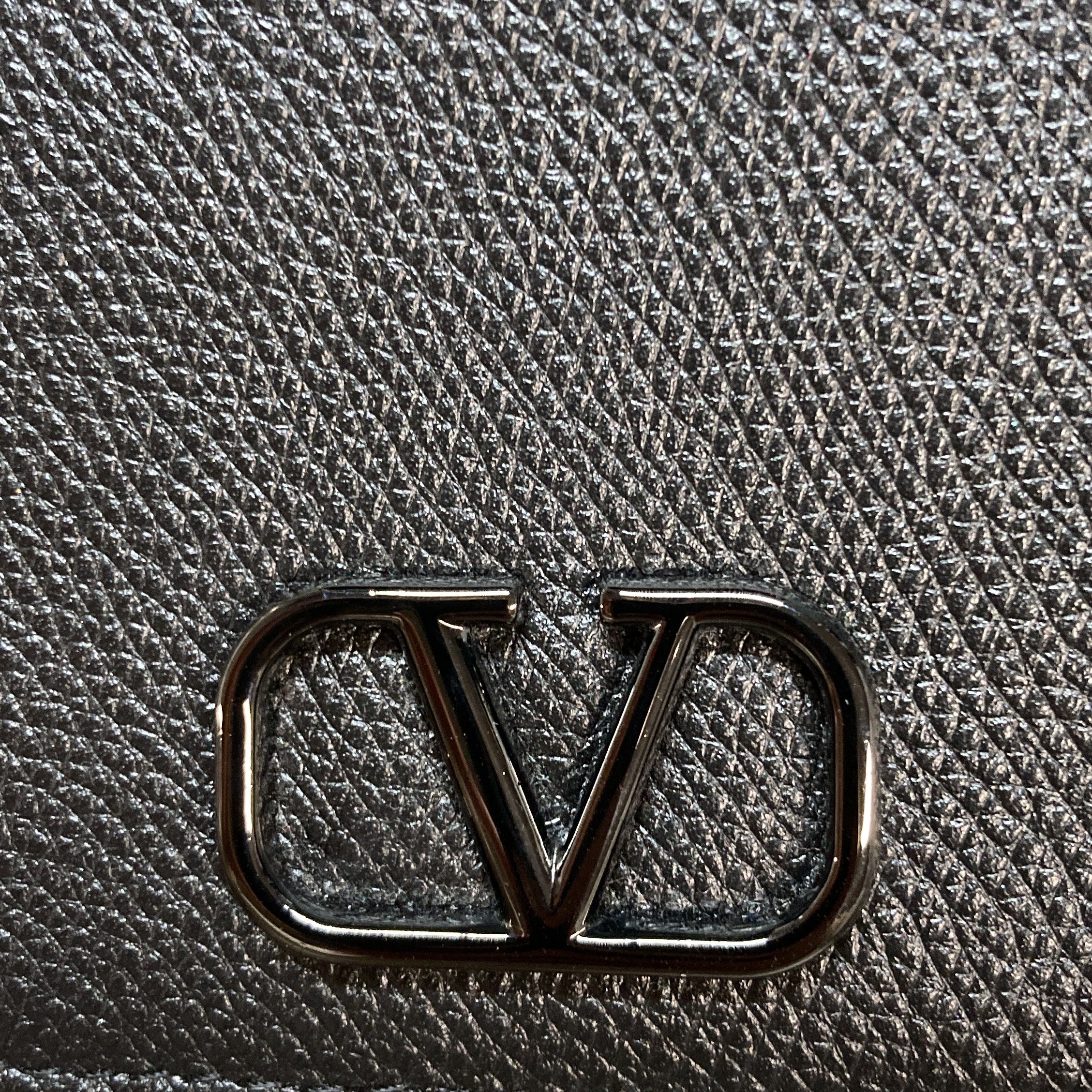 VLogo Signature Wallet on Chain Leather