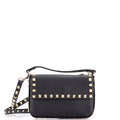 Rockstud Top Handle Crossbody Pouch Leather Mini