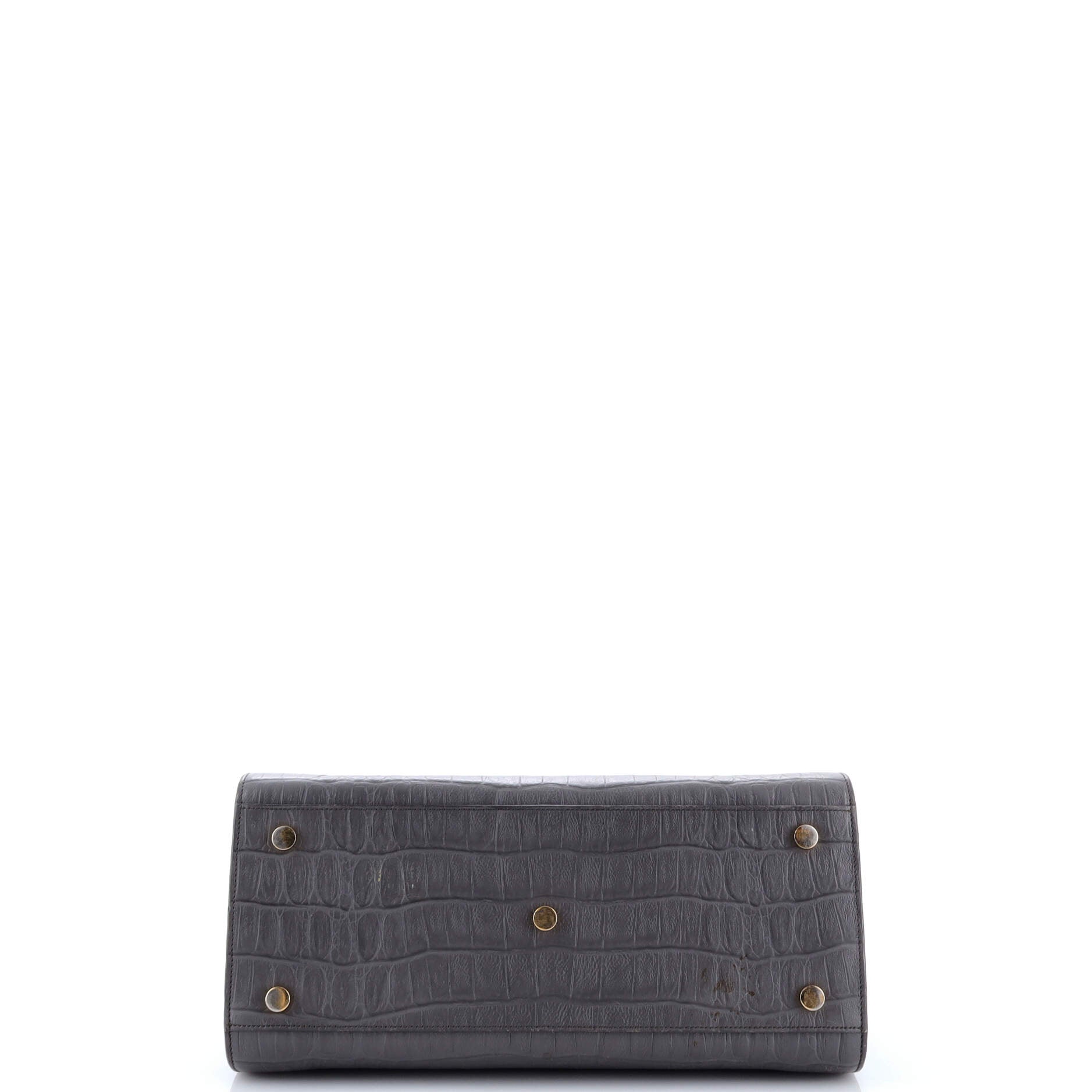 Sac de Jour Bag Crocodile Embossed Leather Medium