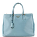 Double Zip Lux Tote Saffiano Leather Large