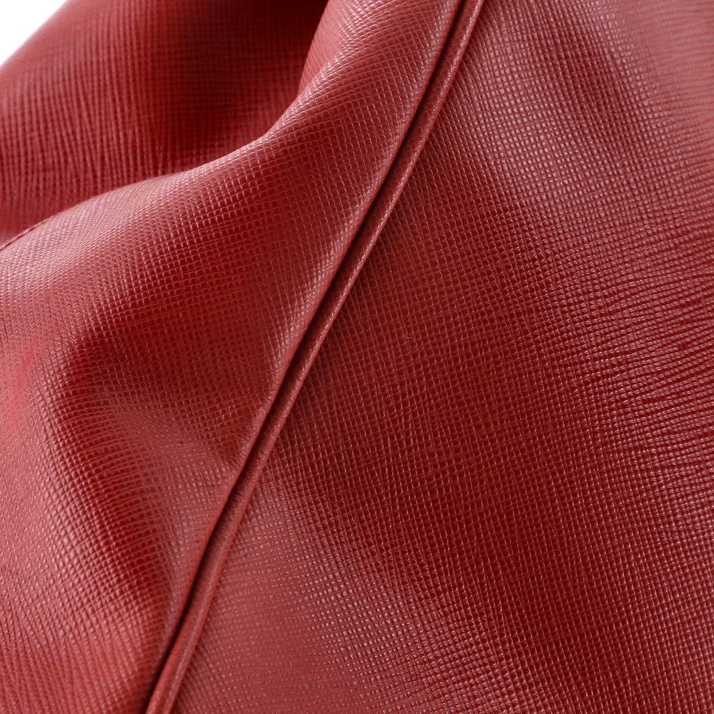 Double Zip Lux Tote Saffiano Leather Large