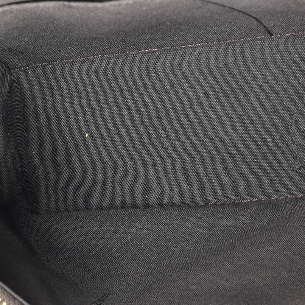 Logo By The Way Satchel Leather with Snakeskin Small