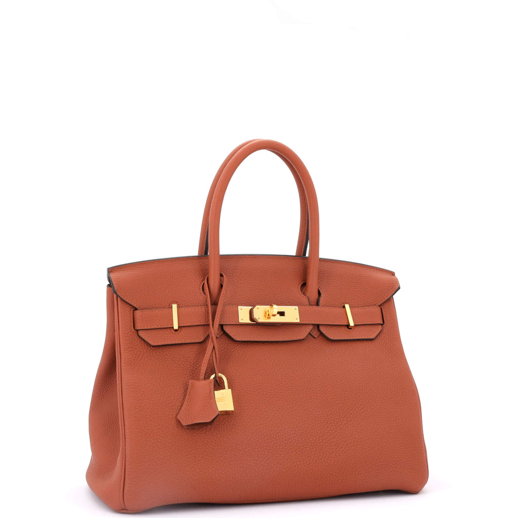 Birkin Handbag Cuivre Togo with Gold Hardware 30