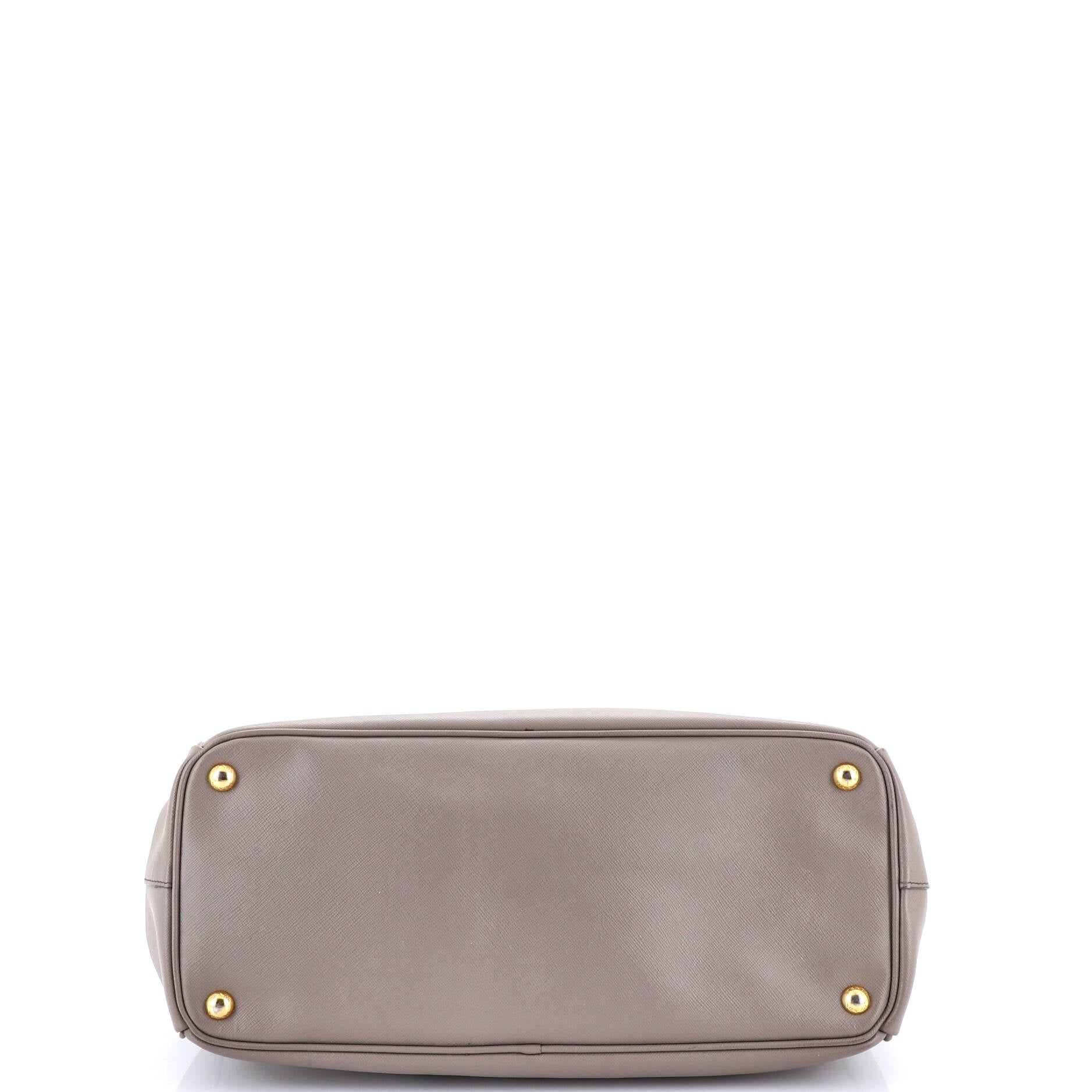 Double Zip Lux Tote Saffiano Leather Large