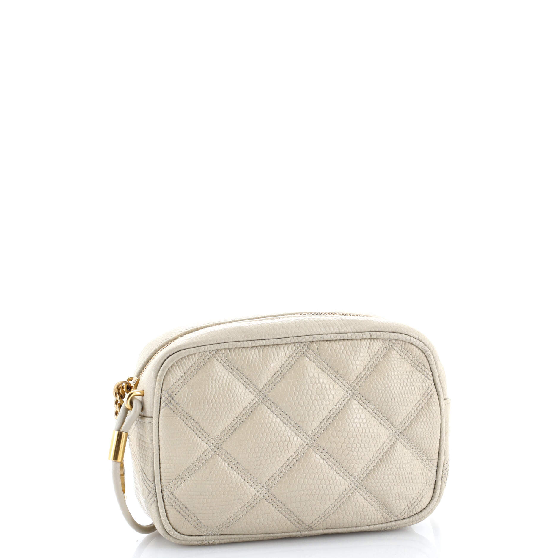 Becky Camera Bag Quilted Lizard Embossed