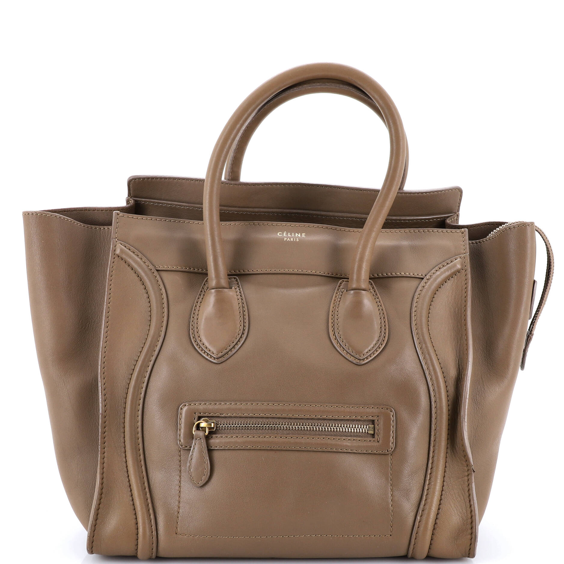 Luggage Bag Smooth Leather Mini