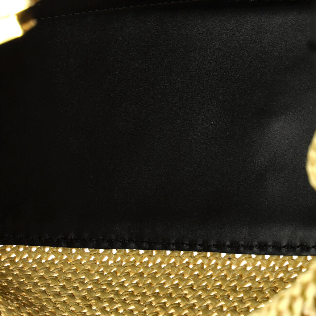 Peekaboo X-Tote Raffia Medium