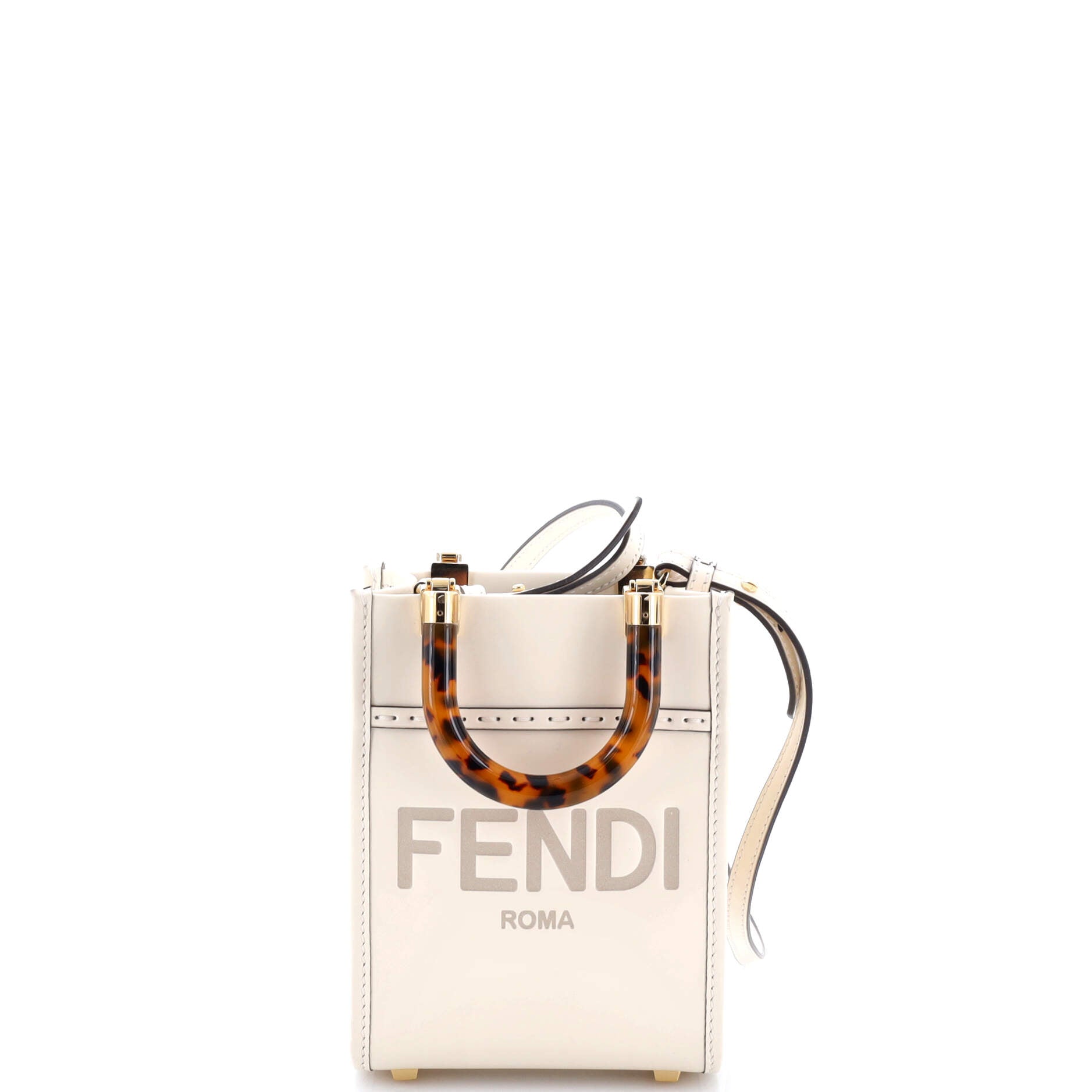Sunshine Shopper Tote Leather Mini