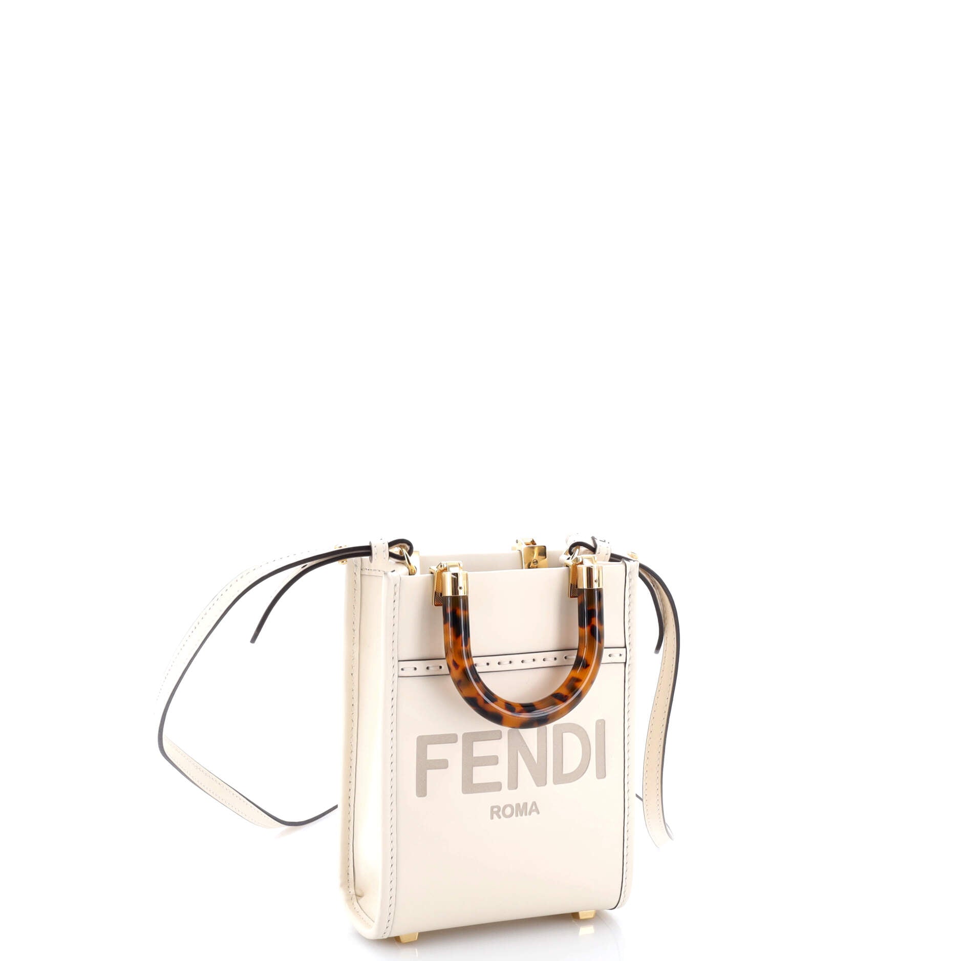 Sunshine Shopper Tote Leather Mini