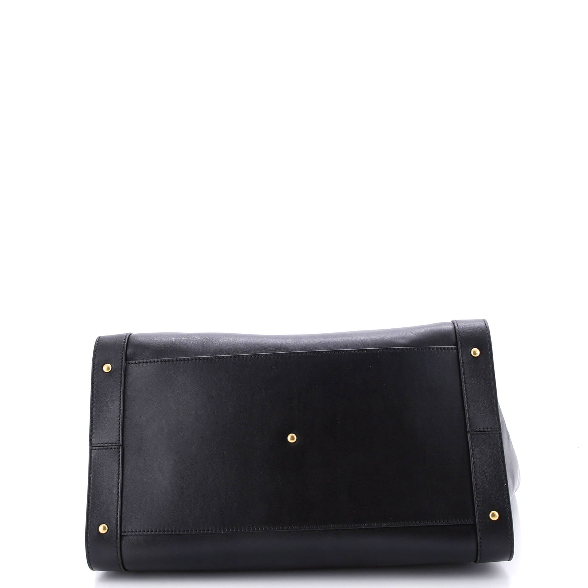 VLogo Convertible Shopper Tote Leather Large