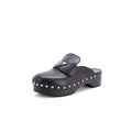 Women's Logo Mule Clogs Leather