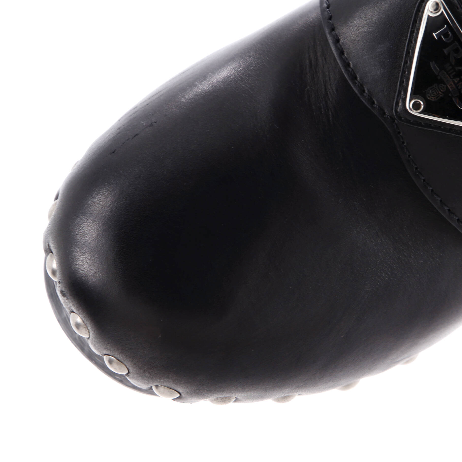 Women's Logo Mule Clogs Leather