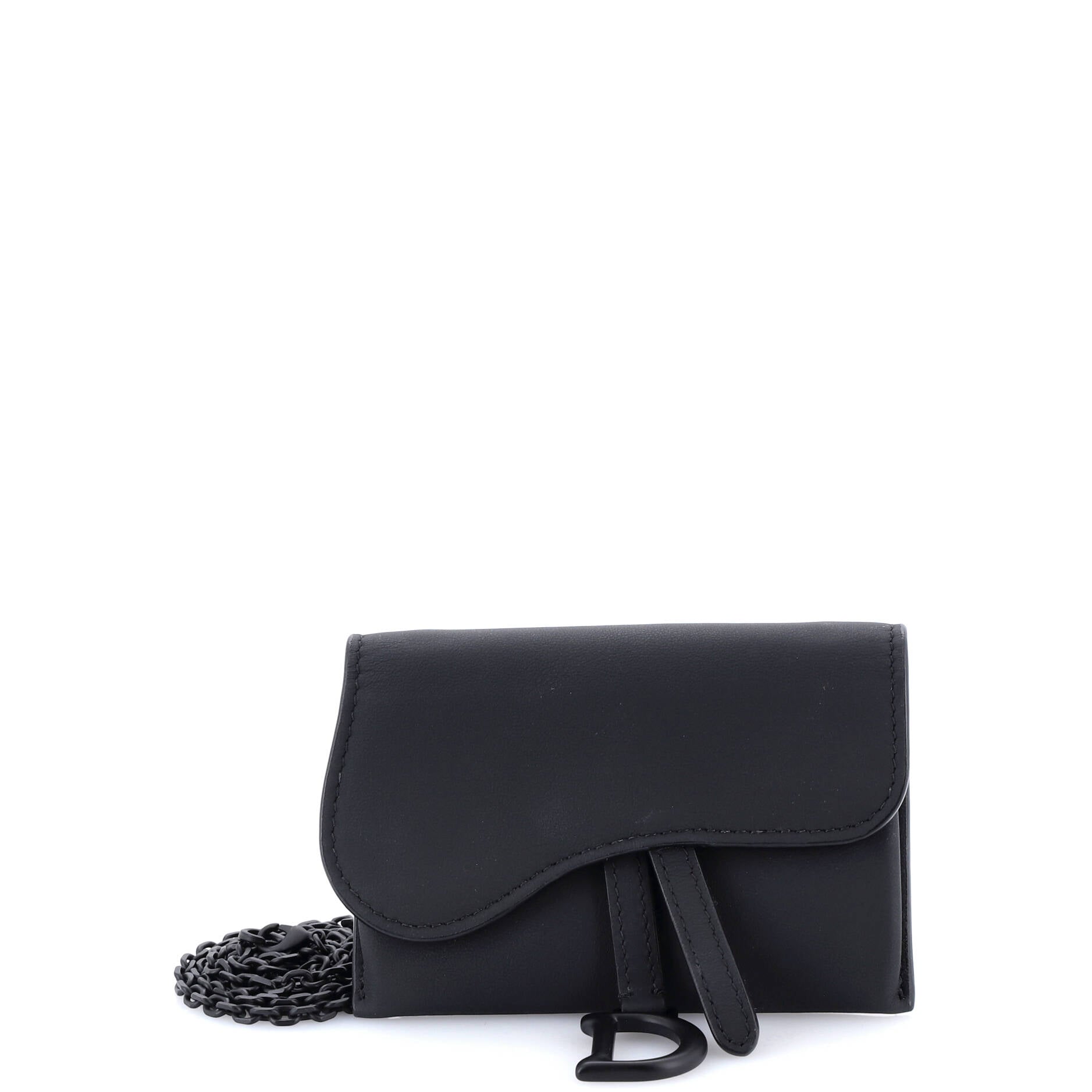 Ultra Matte Saddle Nano Pouch Leather