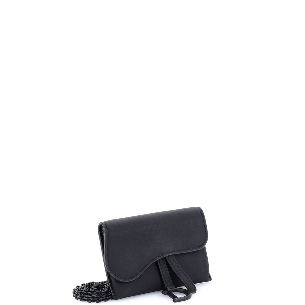 Ultra Matte Saddle Nano Pouch Leather