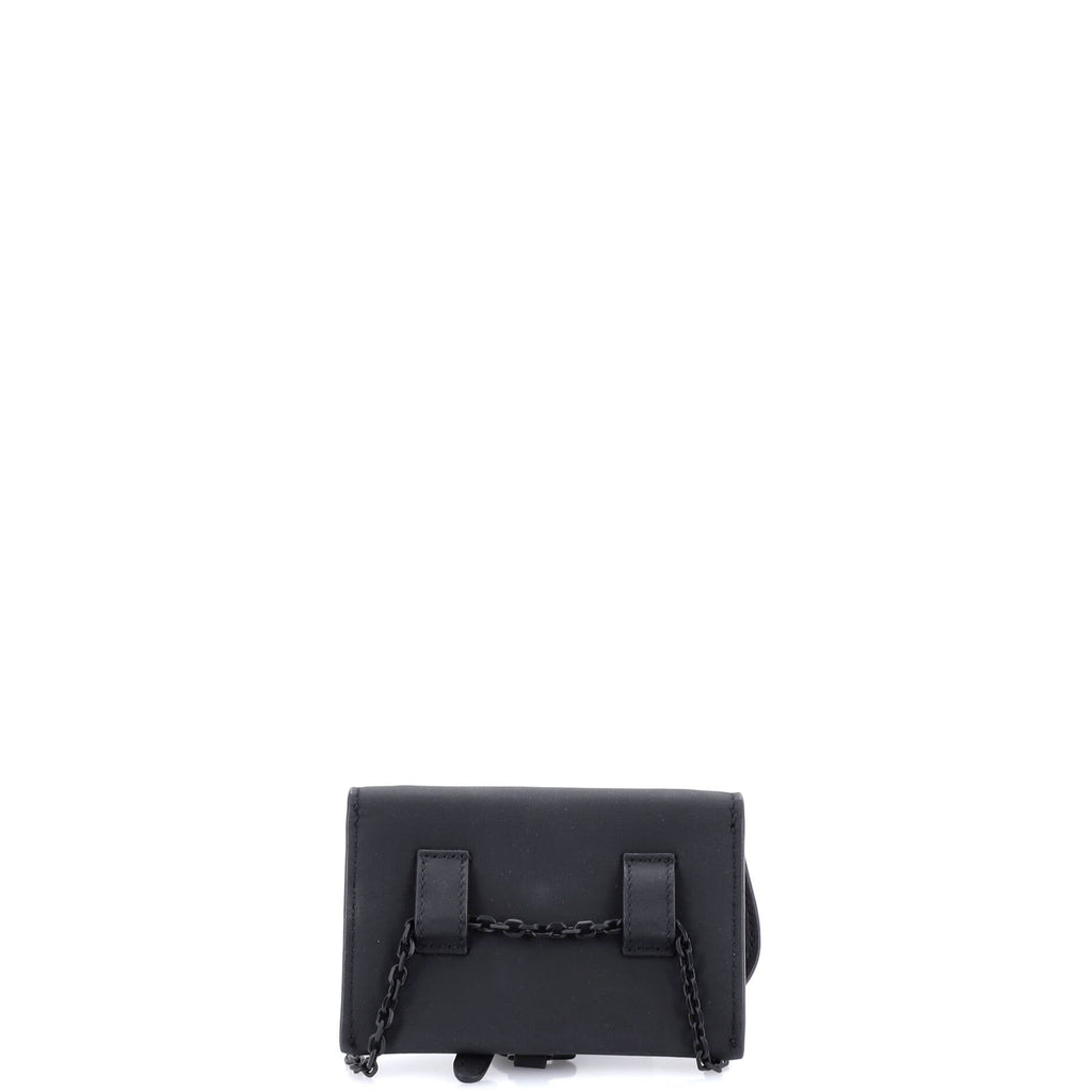 Ultra Matte Saddle Nano Pouch Leather