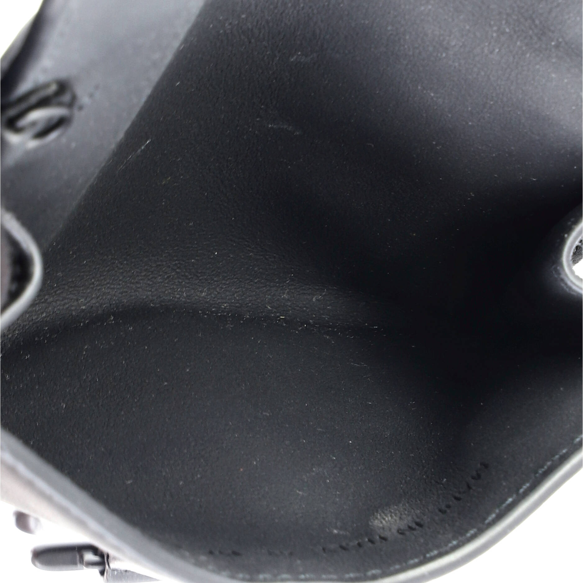 Ultra Matte Saddle Nano Pouch Leather