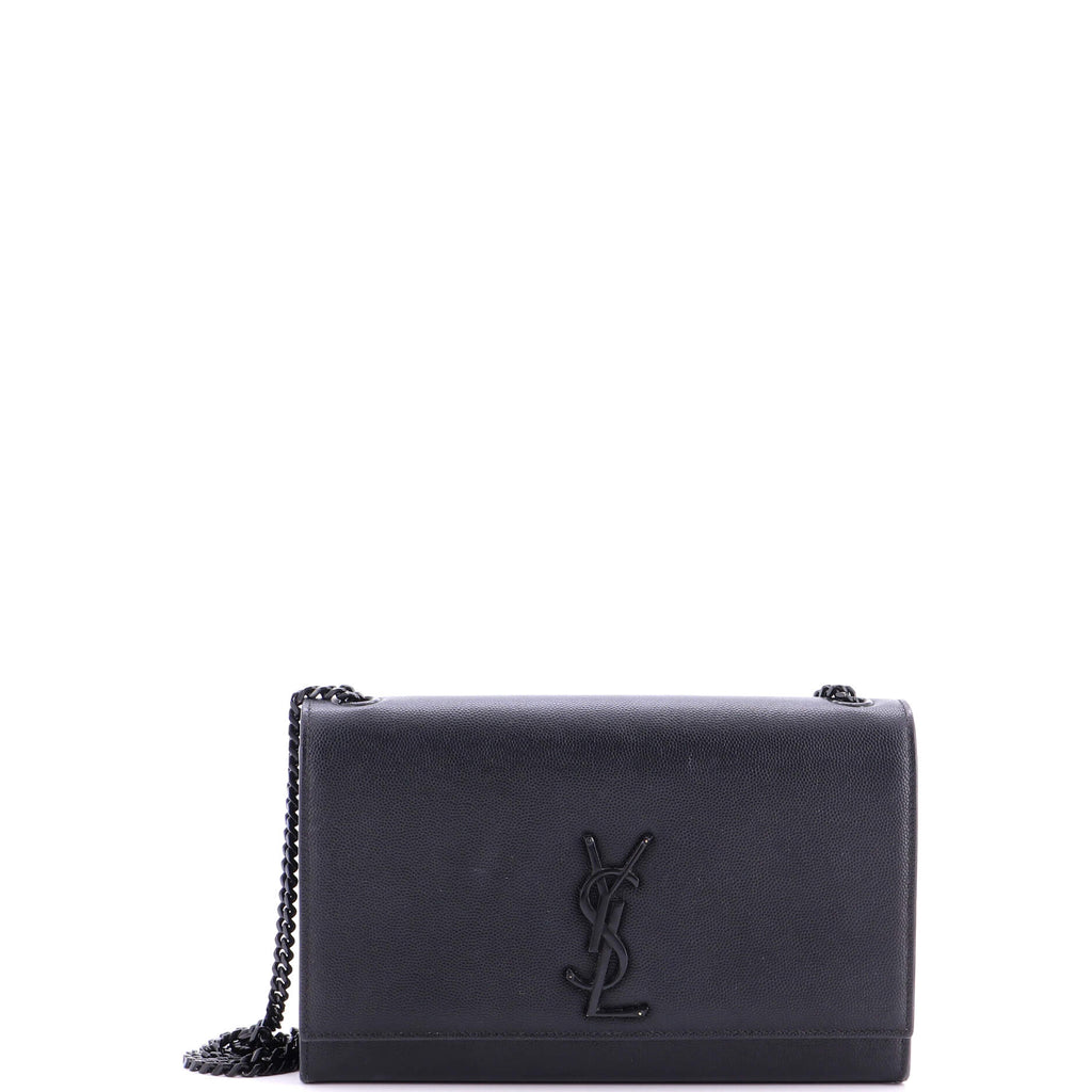 Classic Monogram Crossbody Bag Grainy Leather Medium