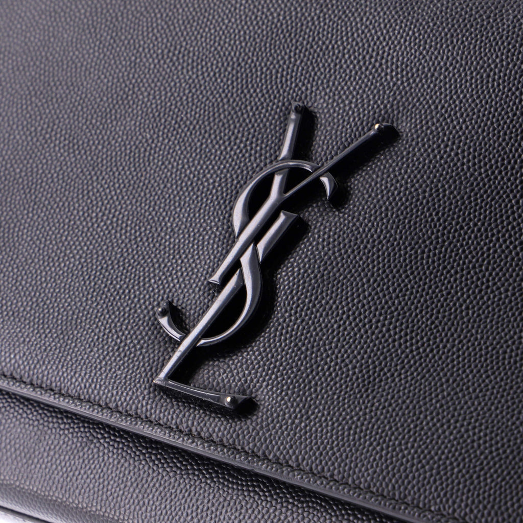 Classic Monogram Crossbody Bag Grainy Leather Medium