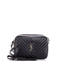 Lou Camera Bag Matelasse Chevron Leather Small