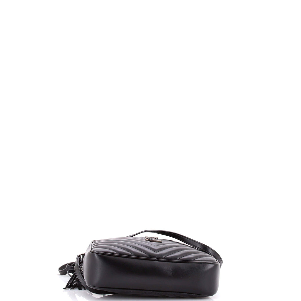 Lou Camera Bag Matelasse Chevron Leather Small