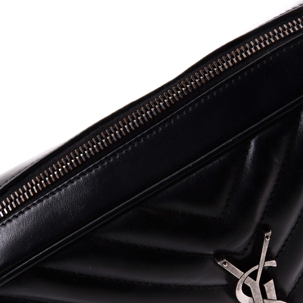 Lou Camera Bag Matelasse Chevron Leather Small