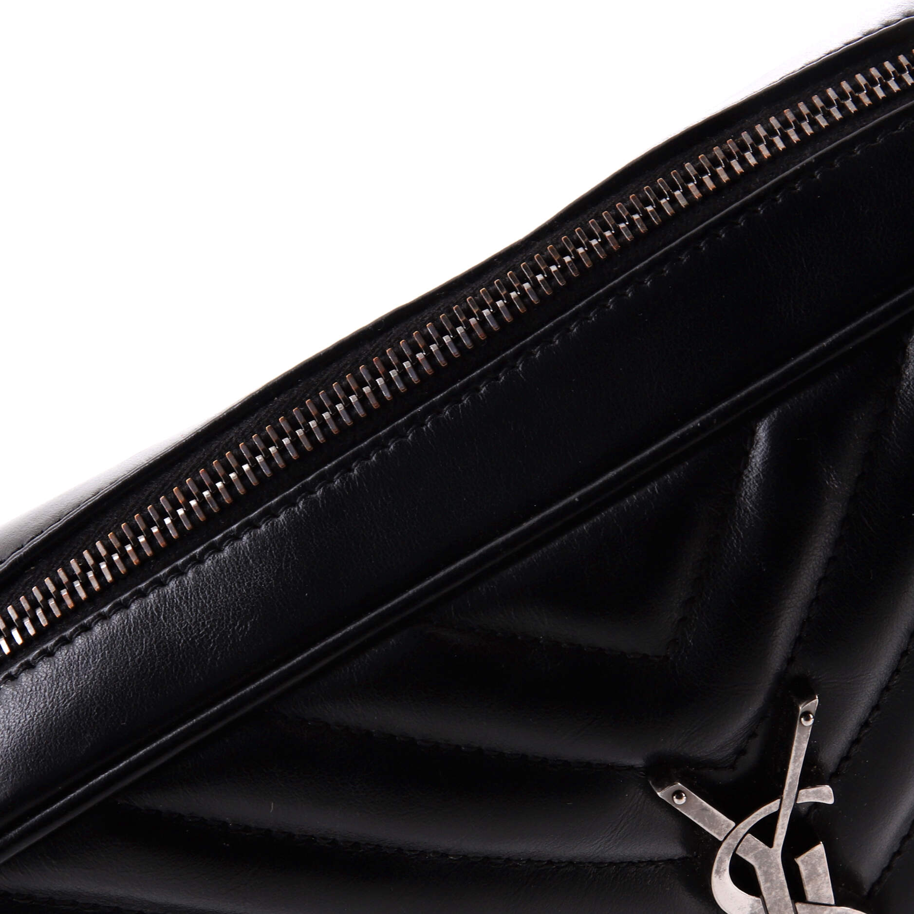 Lou Camera Bag Matelasse Chevron Leather Small