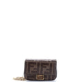 Chain Baguette Charm Bag Zucca Canvas Nano