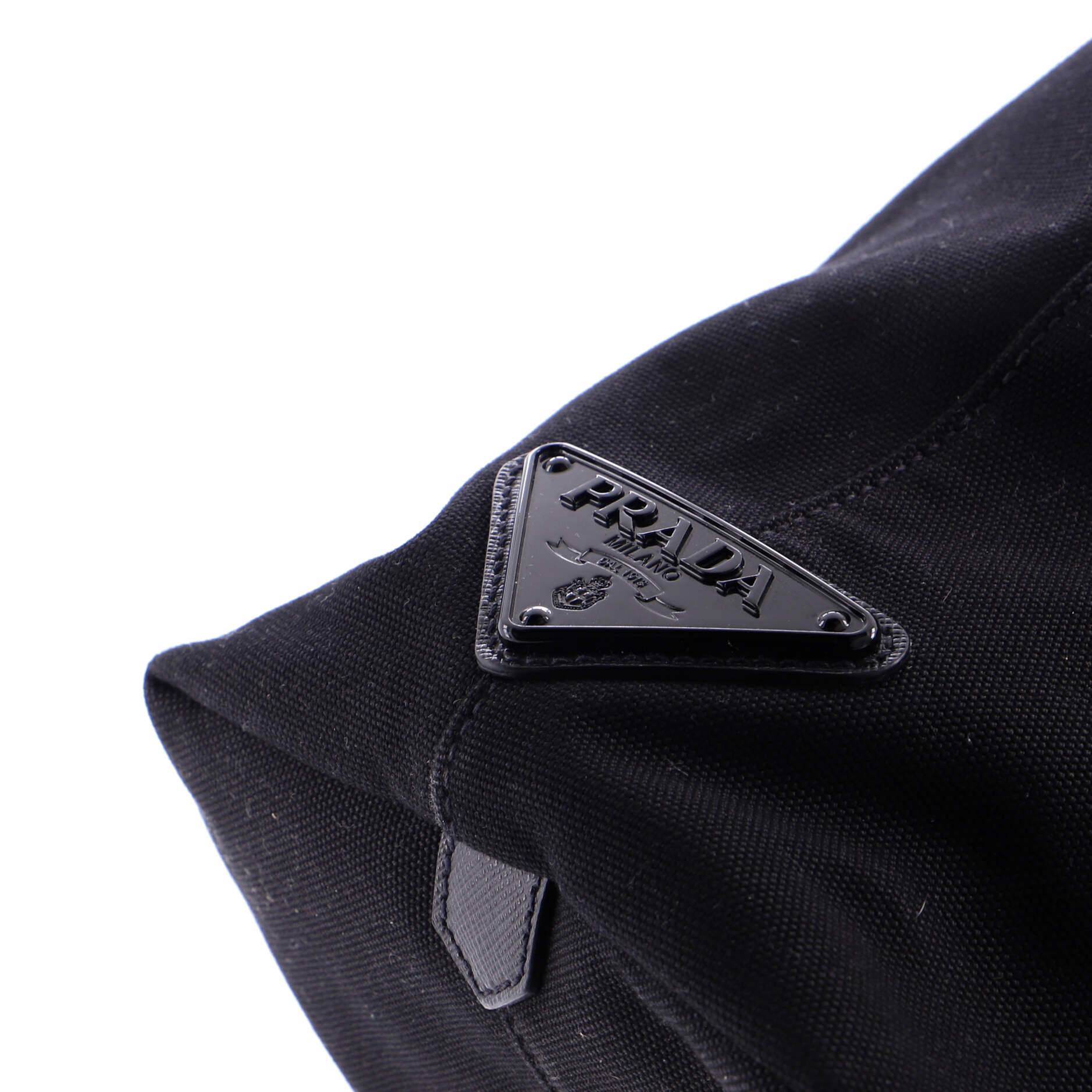 Embossed Triangle Logo Convertible Tote Canvas Large