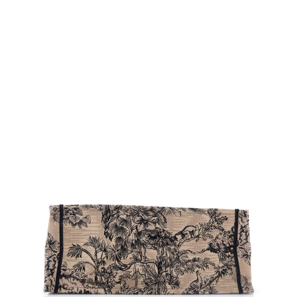 Book Tote Embroidered Canvas Large