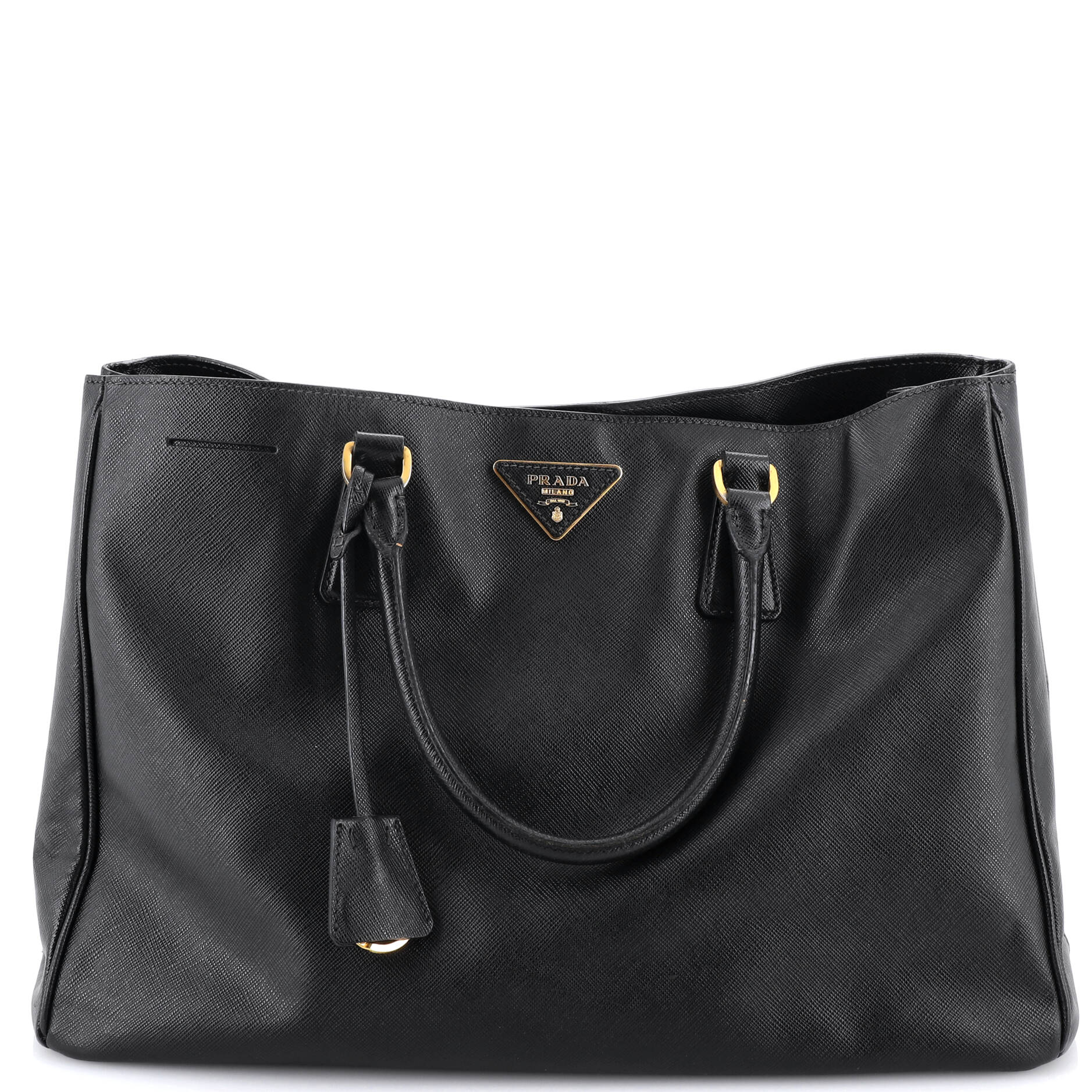 Lux Open Tote Saffiano Leather Medium