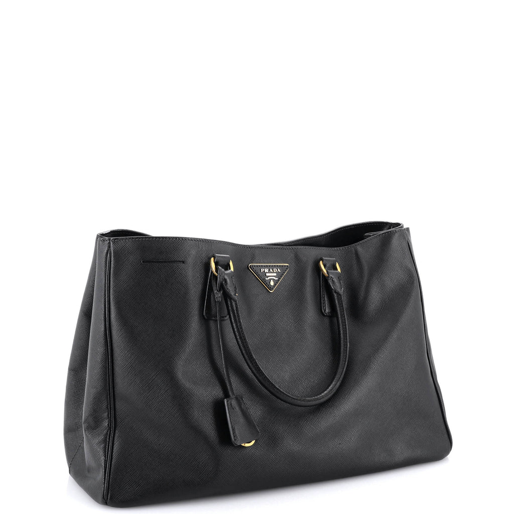Lux Open Tote Saffiano Leather Medium