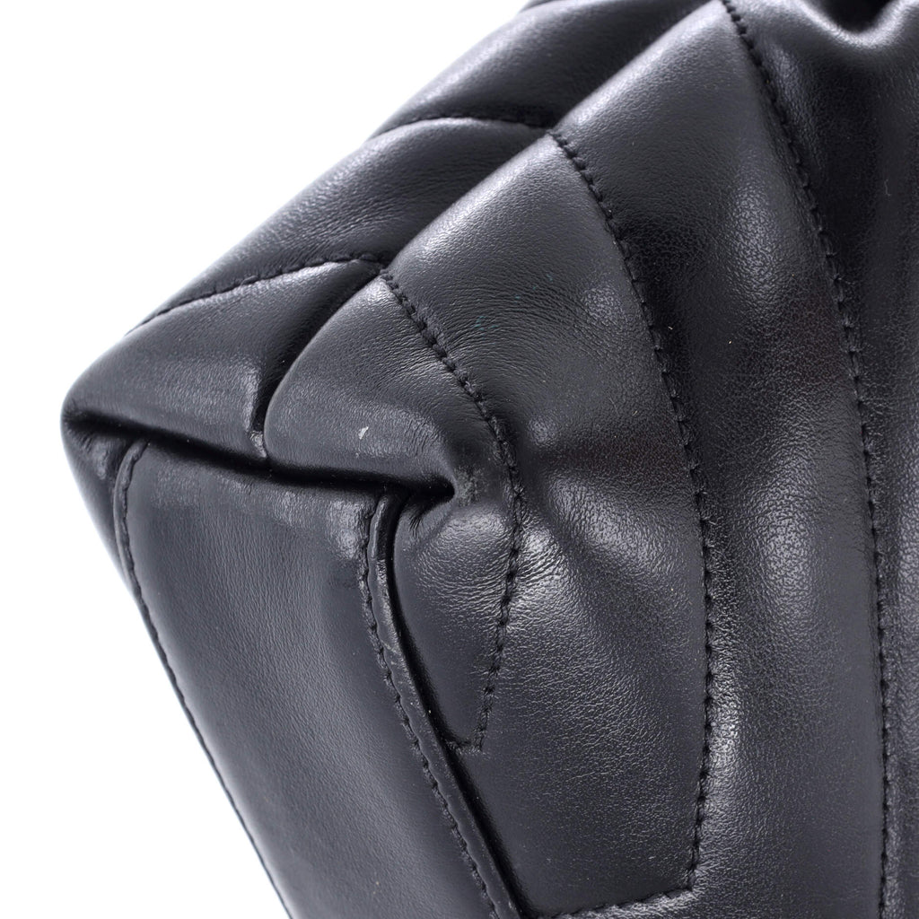 Loulou Shoulder Bag Matelasse Chevron Leather Toy