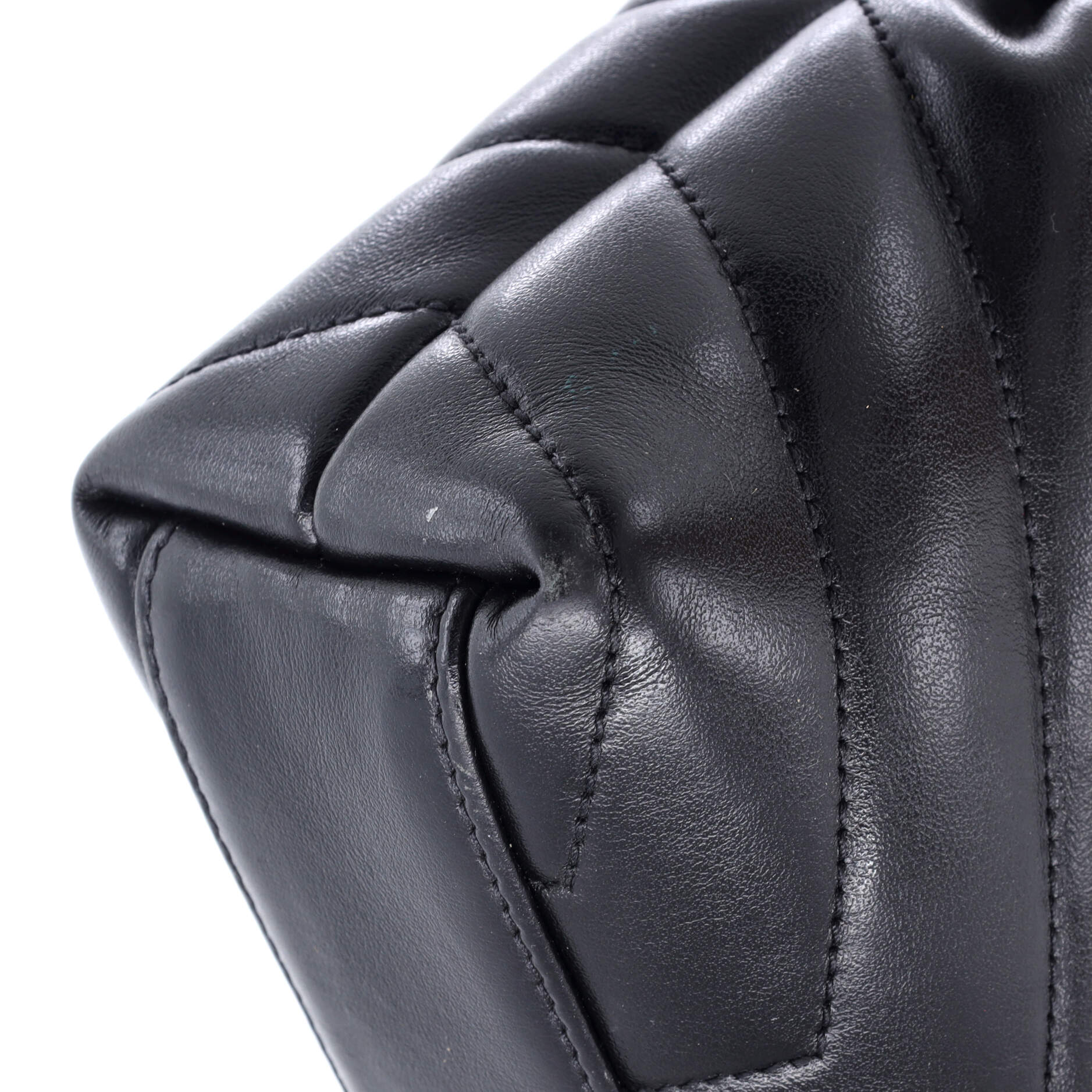 Loulou Shoulder Bag Matelasse Chevron Leather Toy
