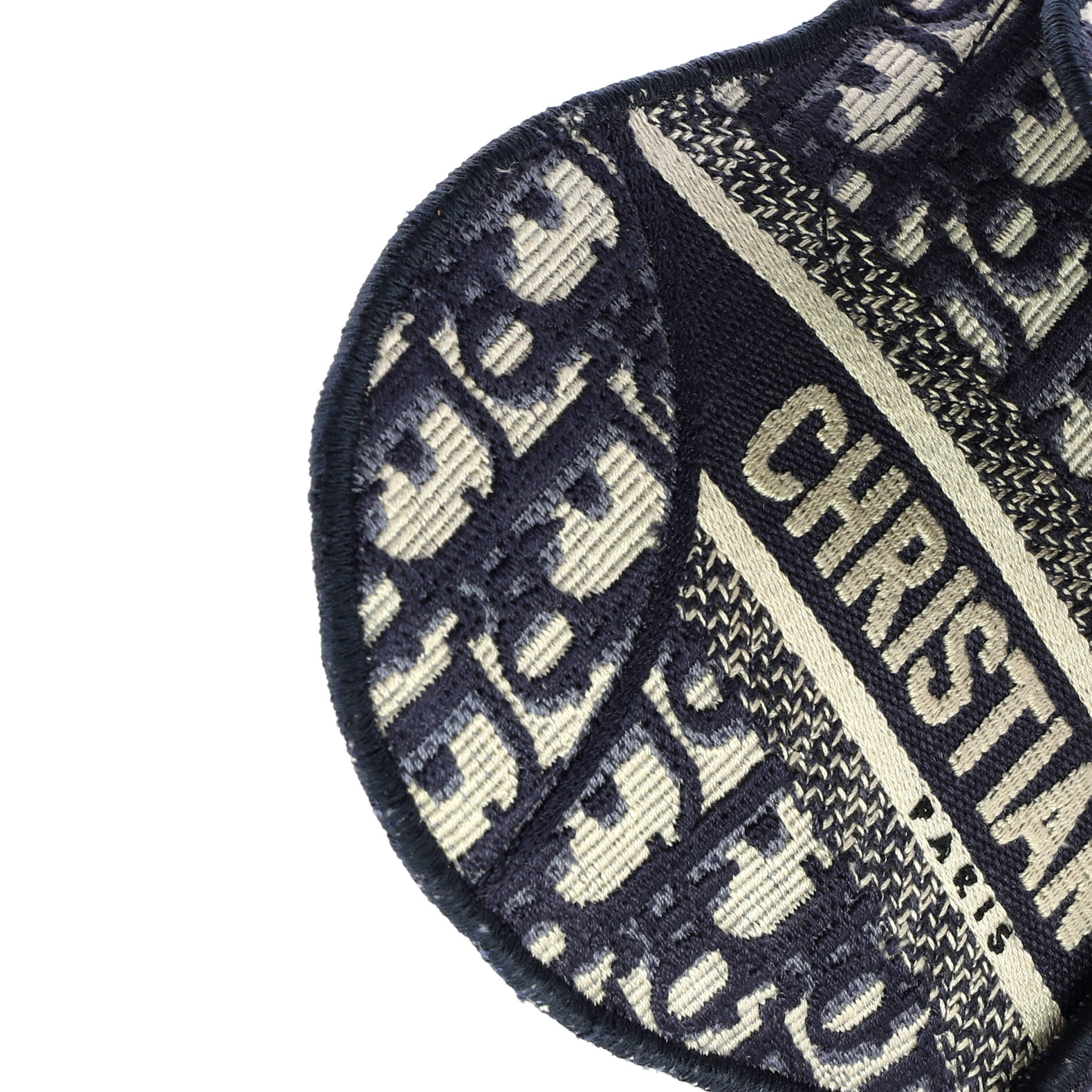 Saddle Belt Bag Logo Embroidered Oblique Canvas