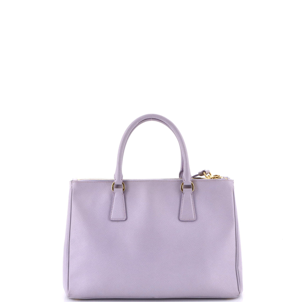 Double Zip Lux Tote Saffiano Leather Medium