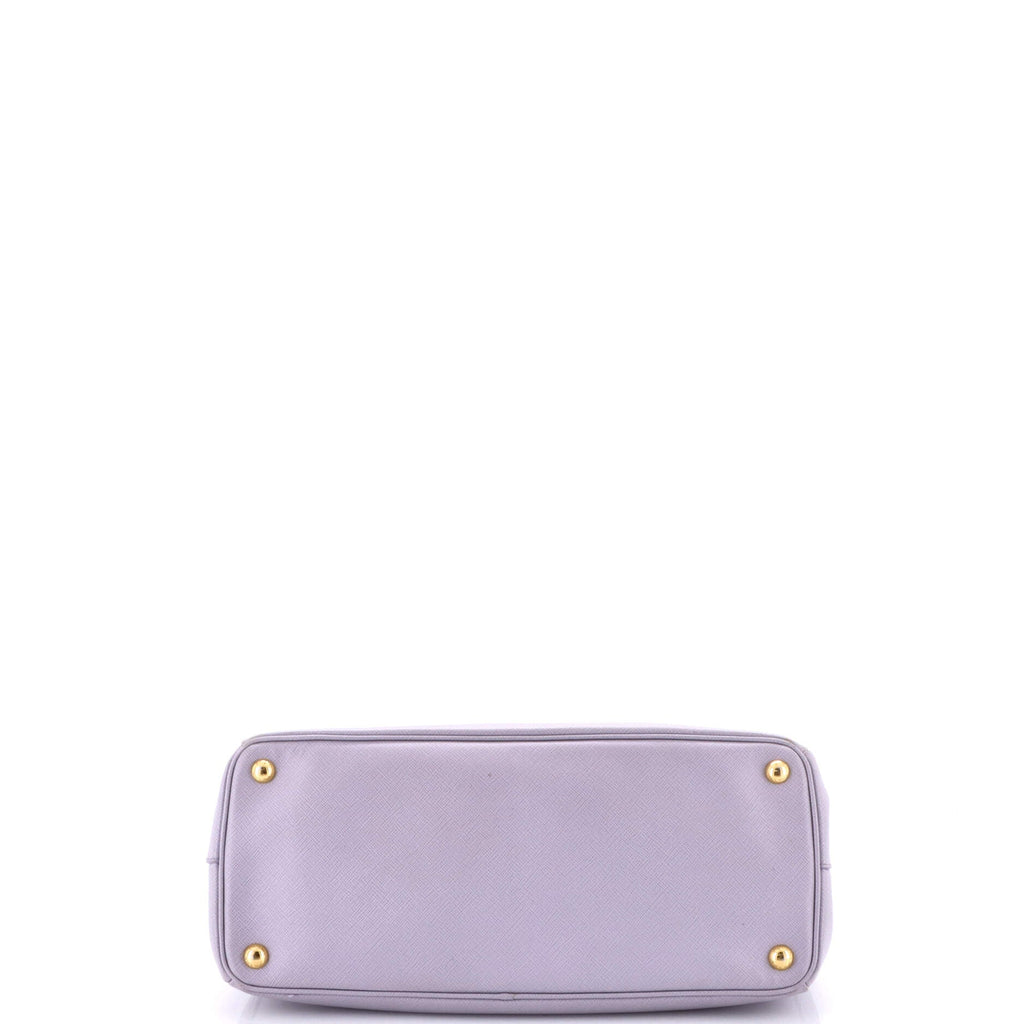 Double Zip Lux Tote Saffiano Leather Medium