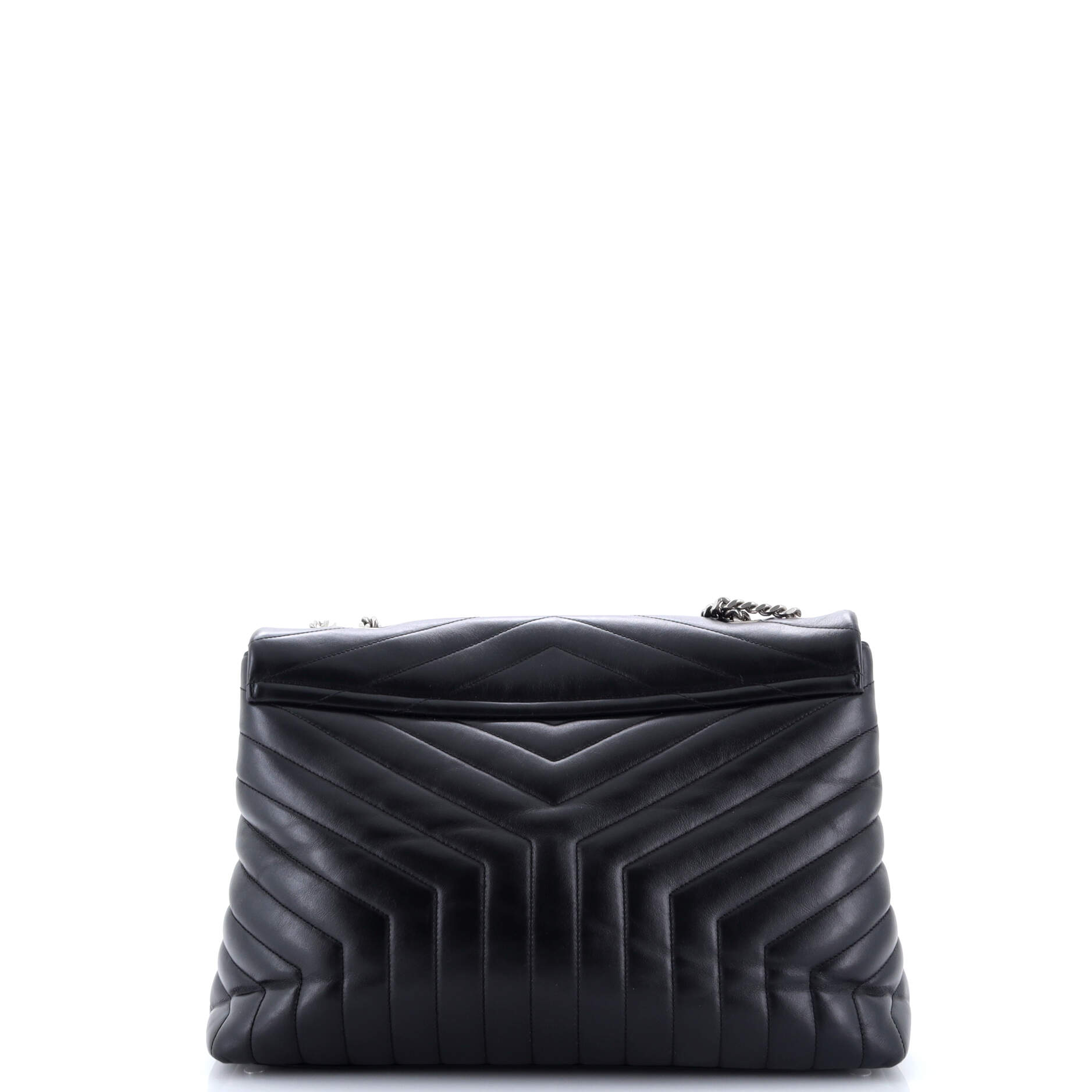 Loulou Shoulder Bag Matelasse Chevron Leather Large