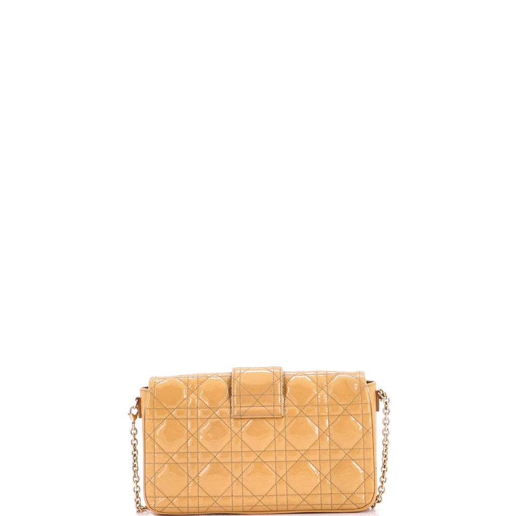 New Lock Pouch Cannage Quilt Patent Mini