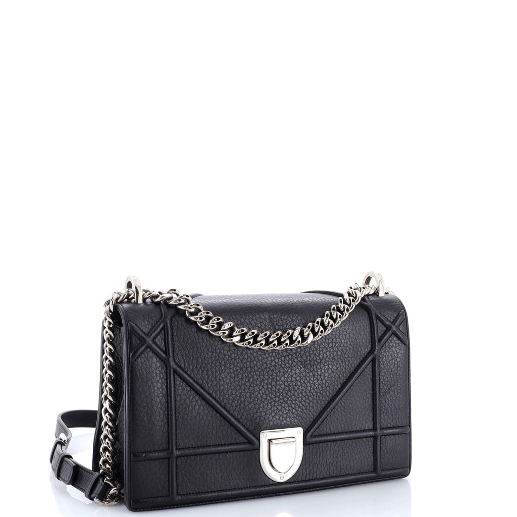 Diorama Flap Bag Grained Calfskin Medium
