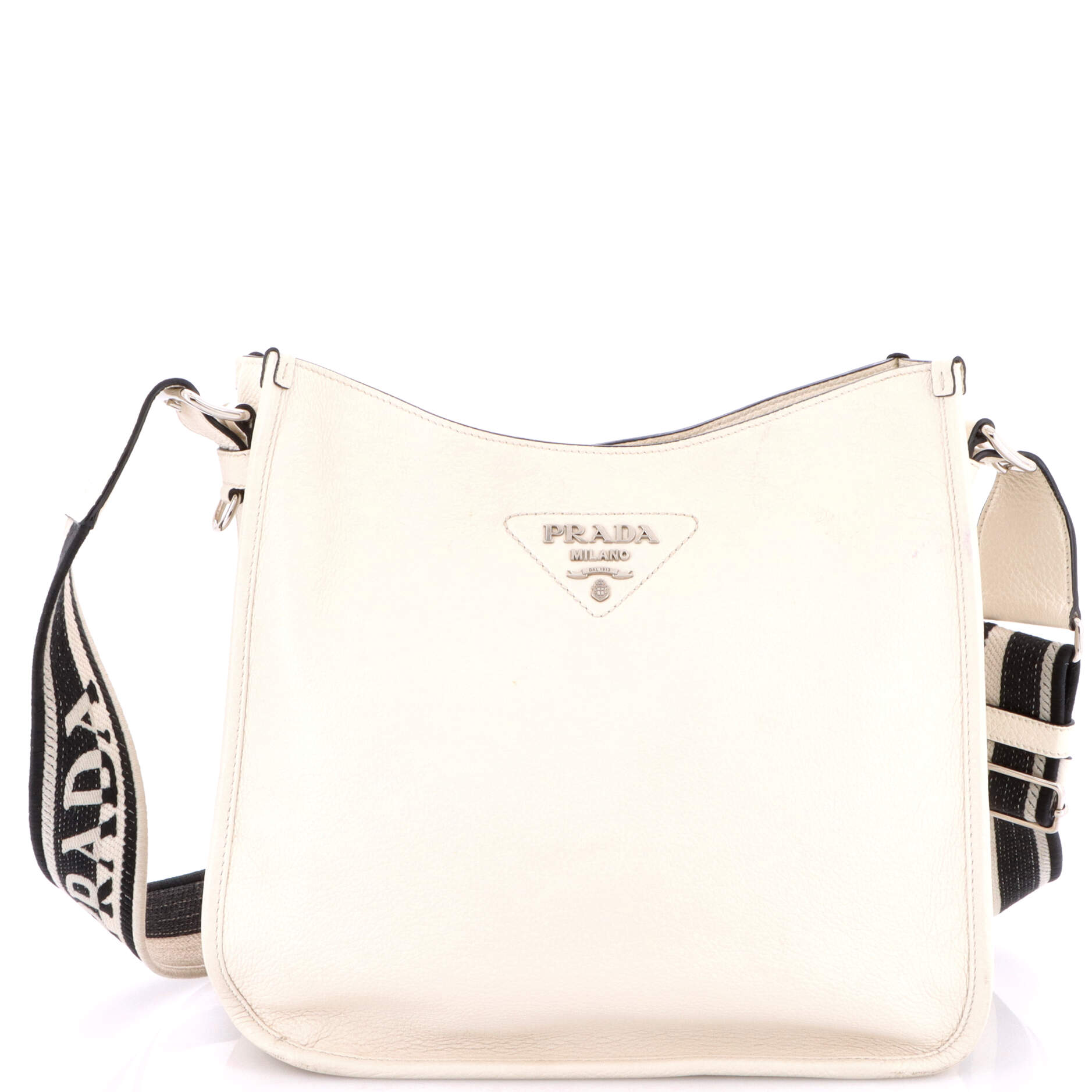 Logo Strap Hobo Leather Medium