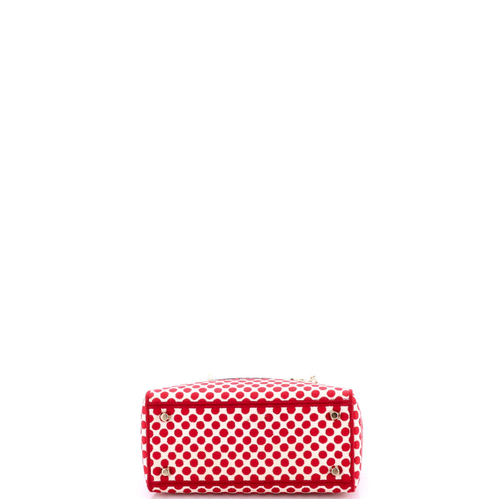 DiorAmour Lady D-Lite Bag Printed Canvas Medium