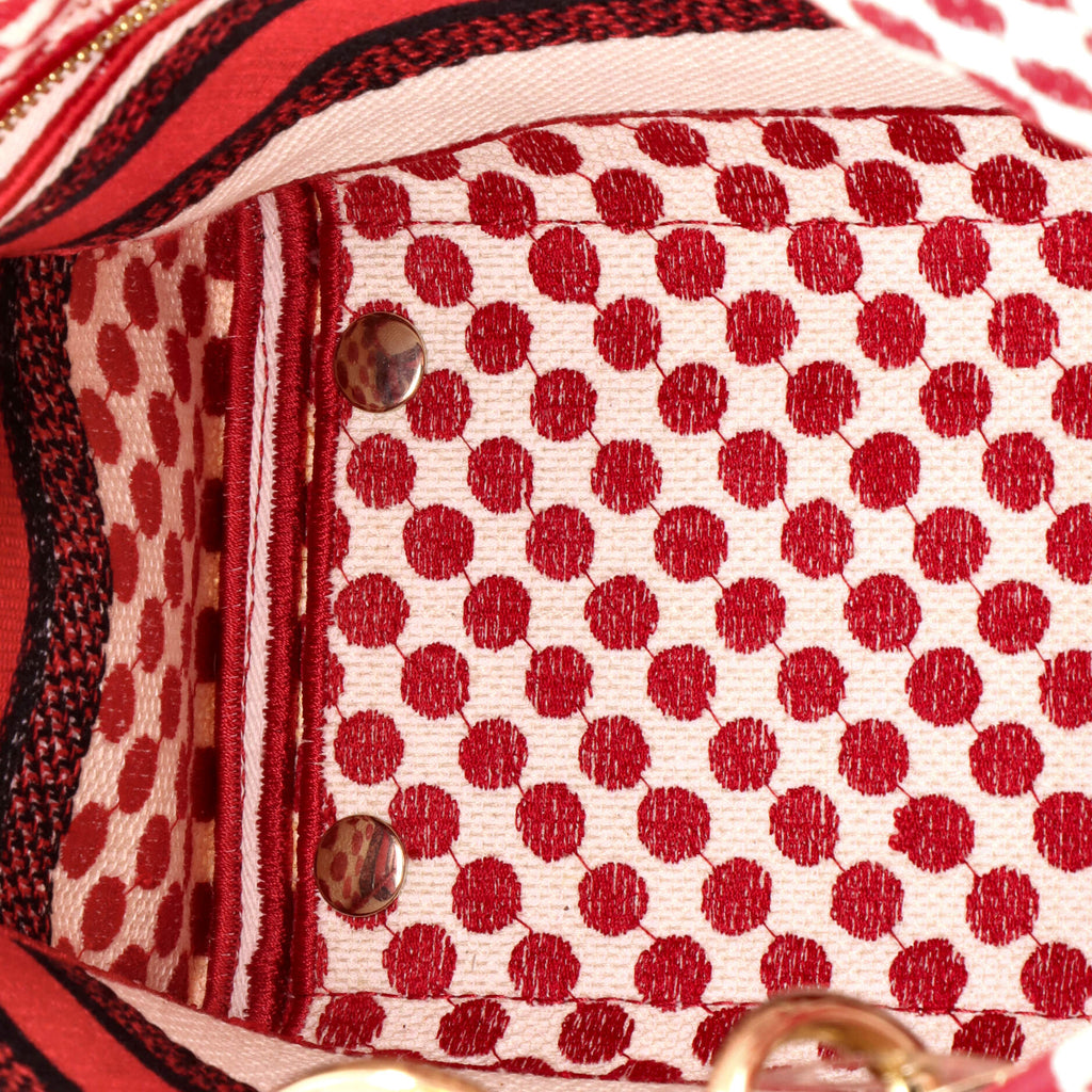 DiorAmour Lady D-Lite Bag Printed Canvas Medium