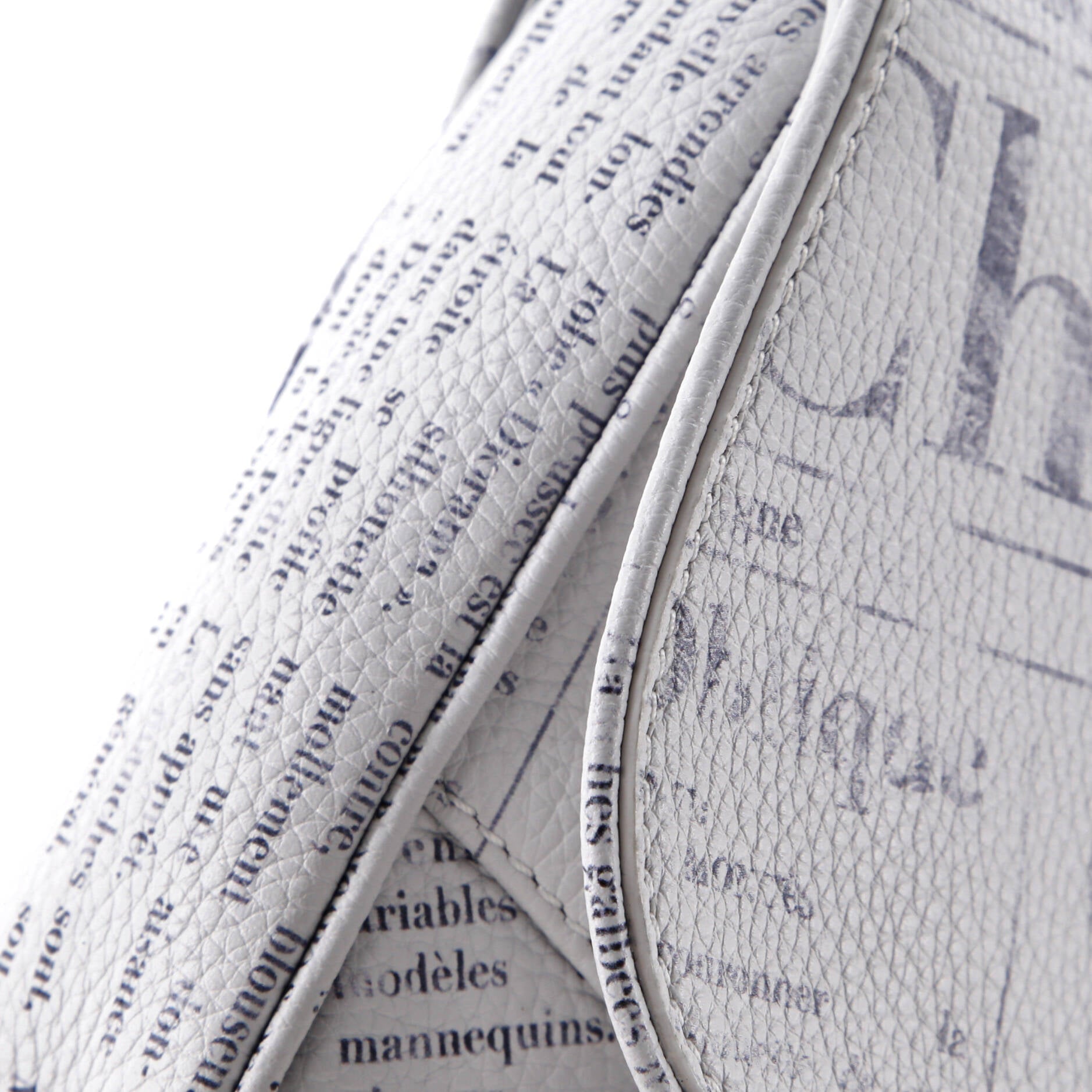Daniel Arsham Saddle Crossbody Bag Printed Leather