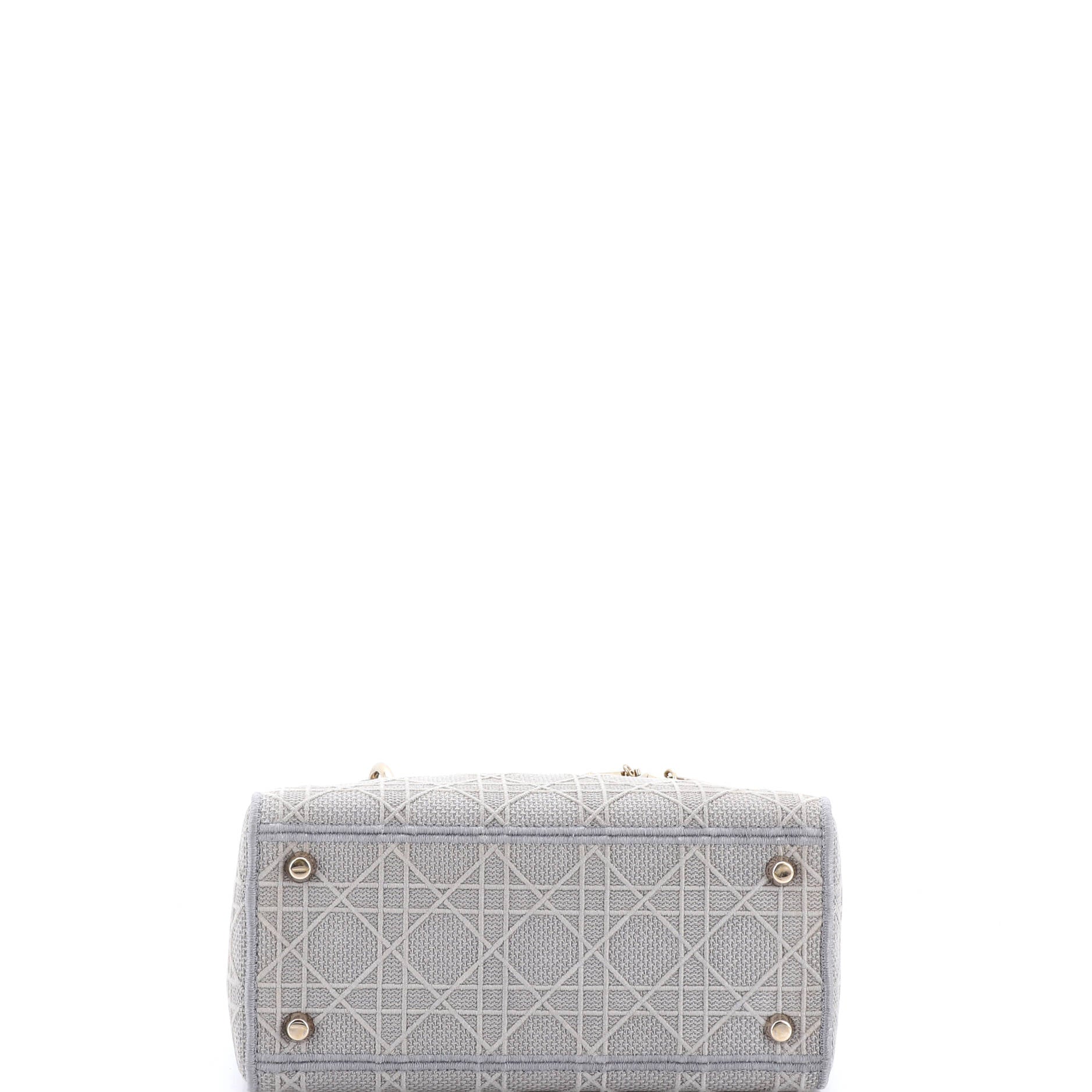Lady D-Lite Bag Cannage Embroidered Canvas Medium