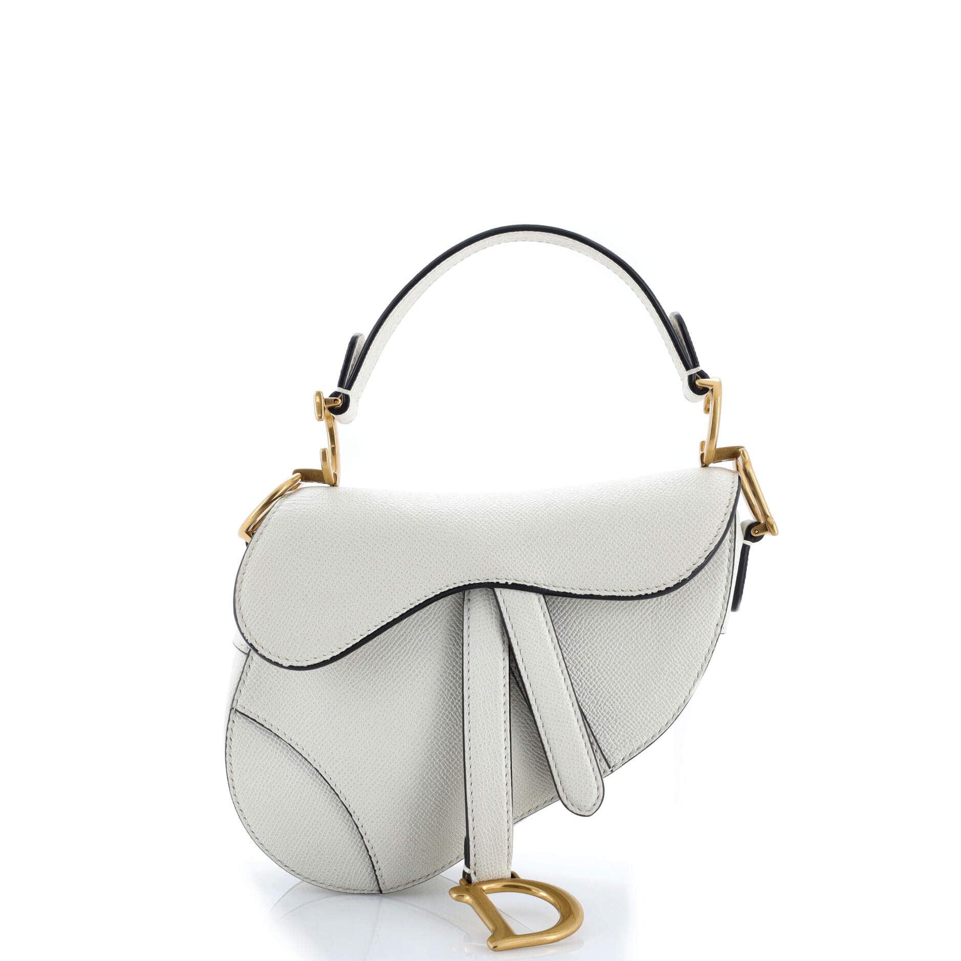 Saddle Handbag Leather Mini