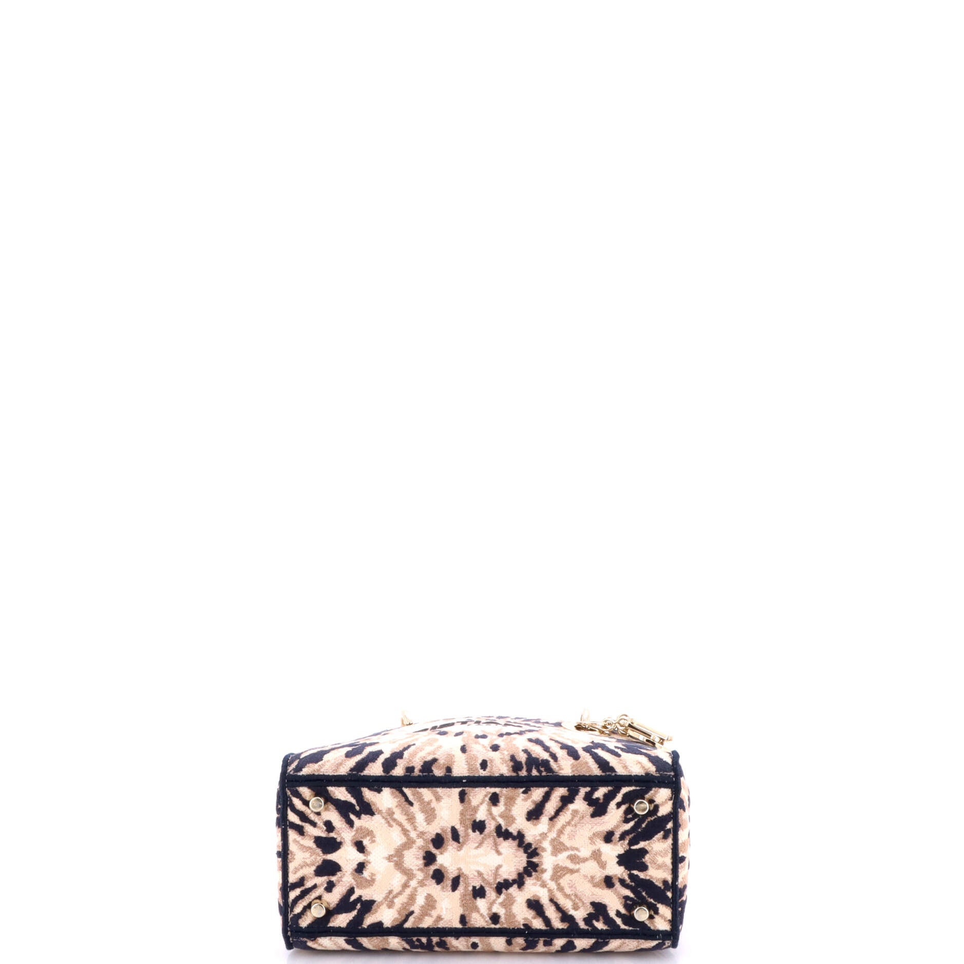 Lady D-Lite Bag Embroidered Canvas Medium