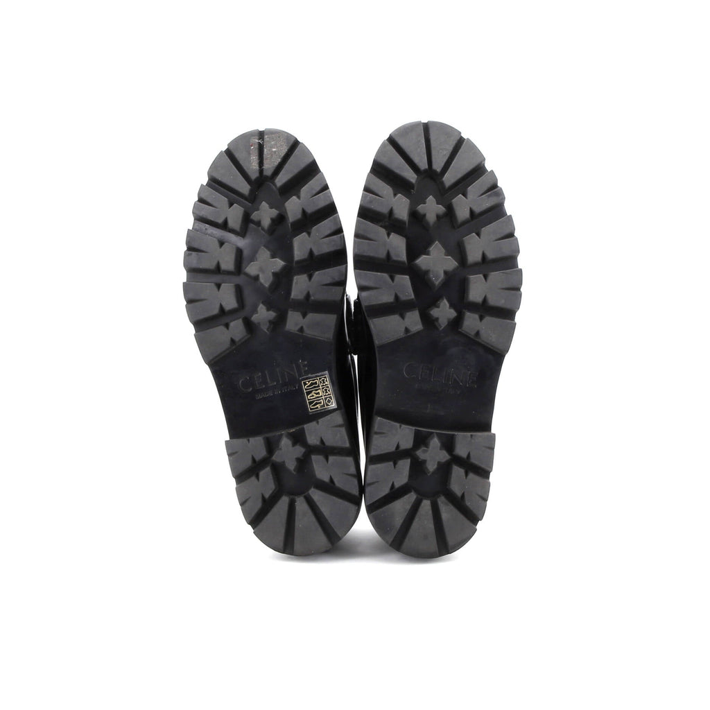 Women's Triomphe Chain Margaret Loafers Leather