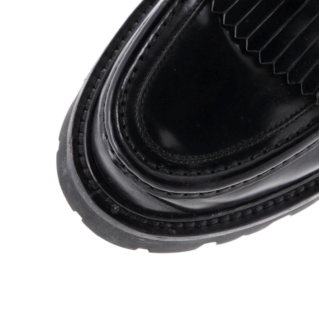 Women's Triomphe Chain Margaret Loafers Leather