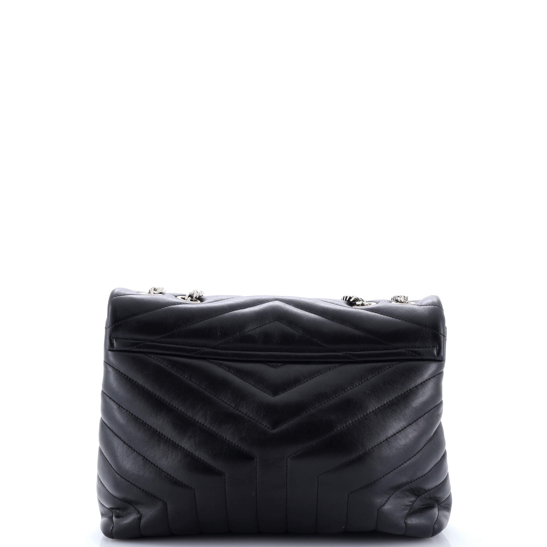 Loulou Shoulder Bag Matelasse Chevron Leather Medium